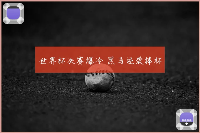 世界杯决赛爆冷 黑马逆袭捧杯